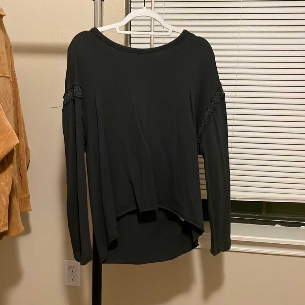Gray oversized long sleeve